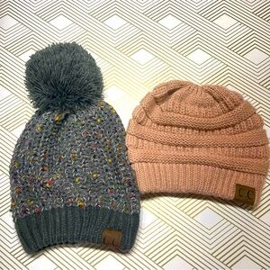 C.C Beanie‎ Hat Lot of 2 R4